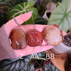 Sardonyx Palm Stones